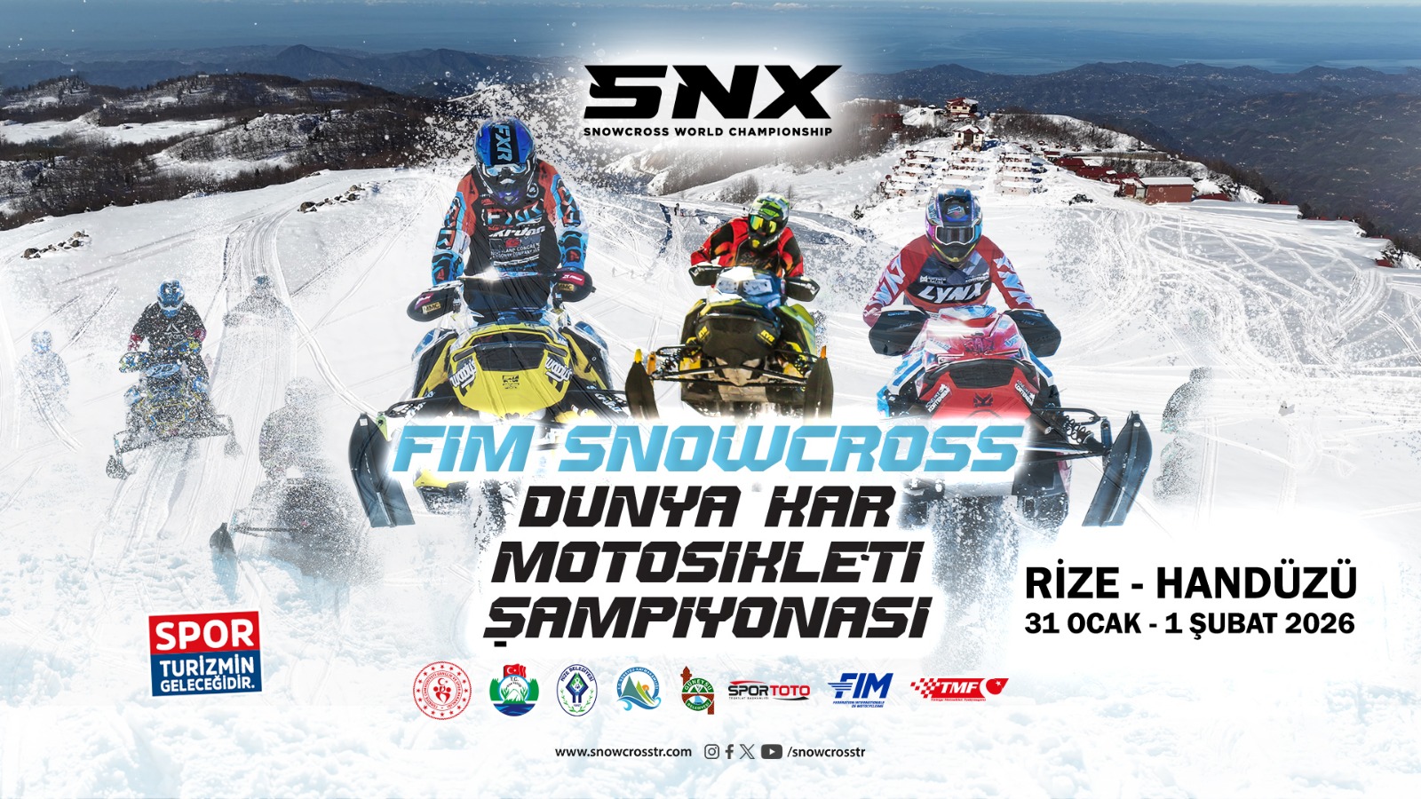 Snowcross’un Zirvesi Rize Handüzü’nde Buluşuyor