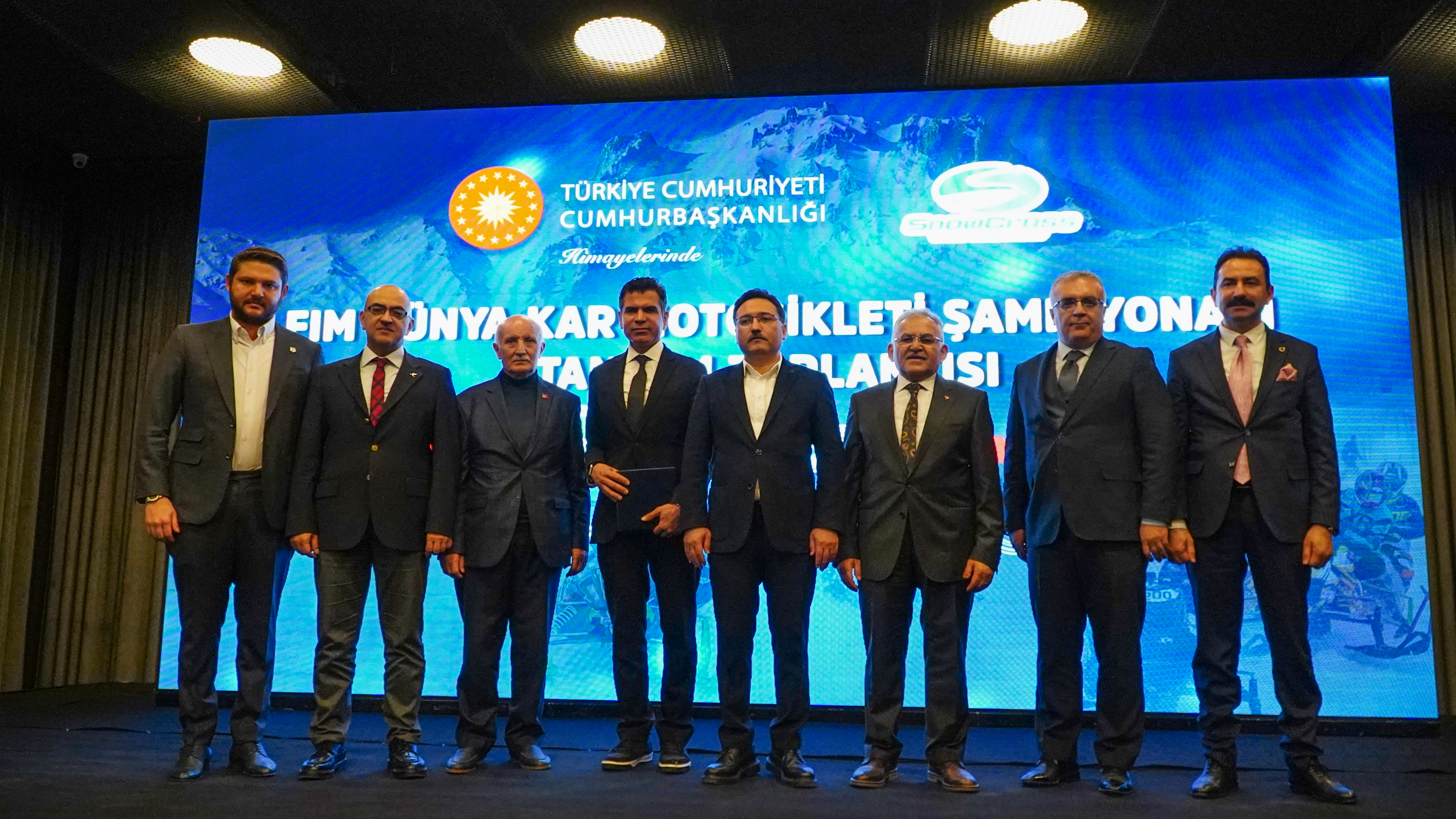 Dünya Kar Motosikleti Şampiyonası Erciyes'te