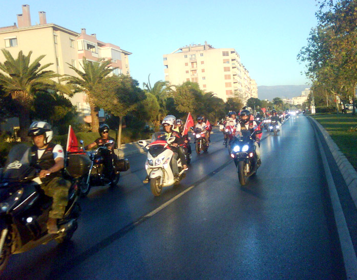 Motosikletler 'Doğa' İçin Gaza Bastı