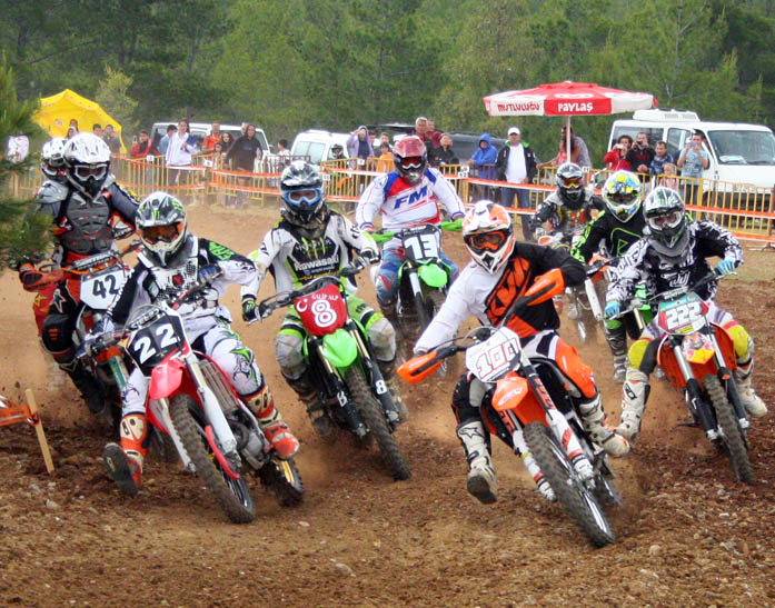 Fethiye’de Motokros Rüzgarı